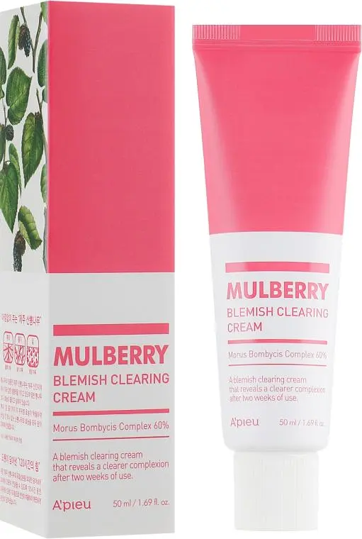 Крем для проблемної шкіри з екстрактом лісових ягід 50 мл A'pieu Mulberry Blemish Clearing Cream - фото 2