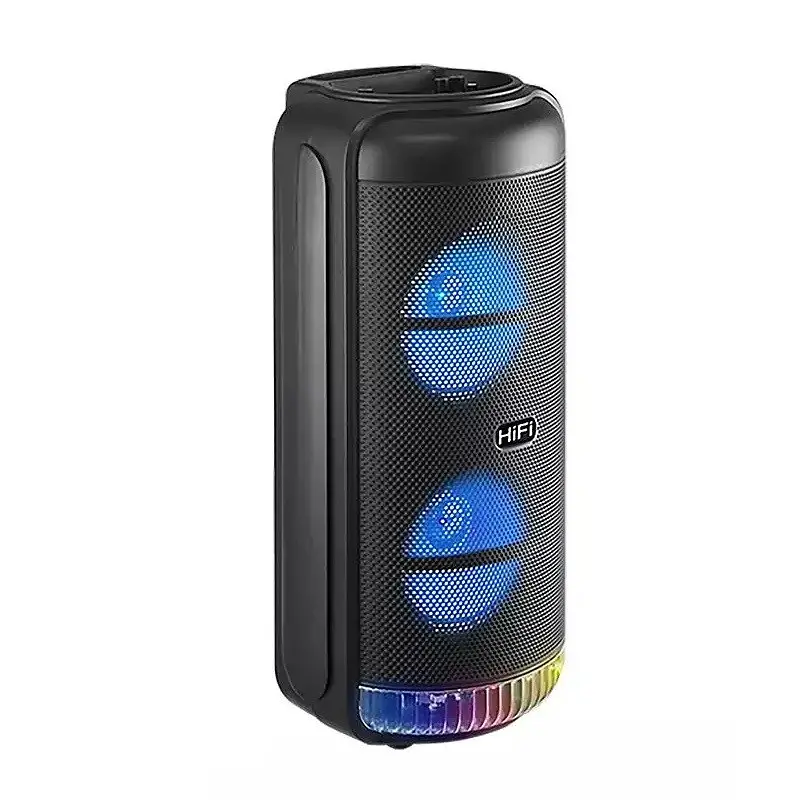 Портативна Bluetooth колонка TMG RX-8228 8" RGB валіза з караоке 2400 mAh 20W Black - фото 3