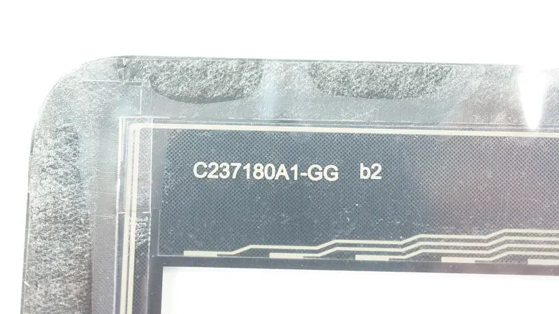 Тачскрин (сенсорное стекло) для C237180A1-GG FPC613DR 9 7 внешний размер 237*180 мм внутренний размер 198*149 мм 6 pin черный - фото 4