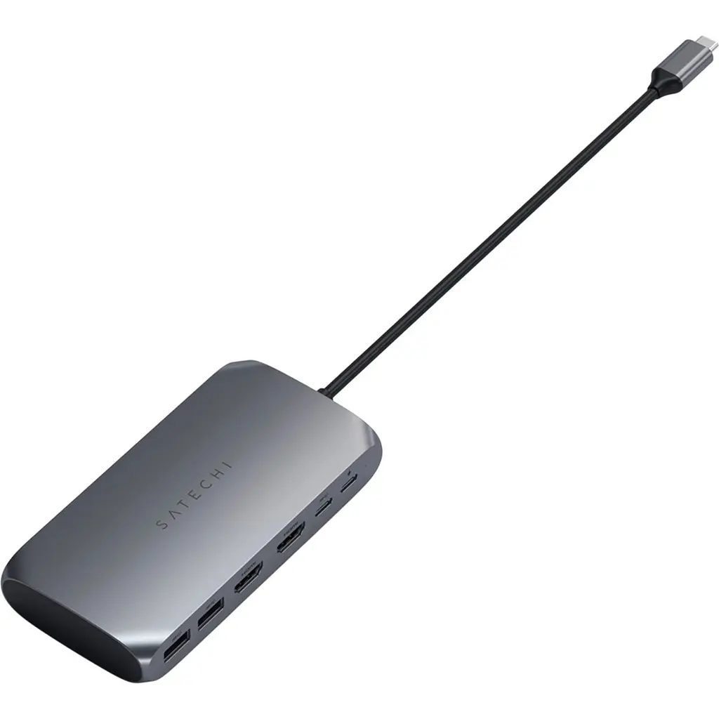 Адаптер Satechi Aluminum USB-C Multimedia Adapter M1 Space Gray (ST-UCM1HM) - фото 4