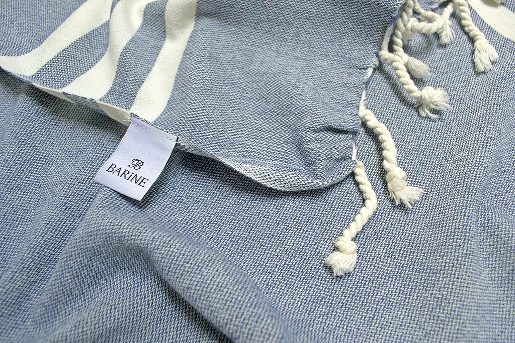 Плед-накидка Barine - Ege Denim синій 120x165 - фото 3