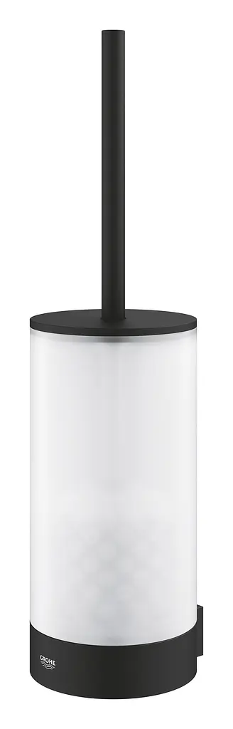 Туалетний йоржик у комплекті Grohe Selection 41215KF0 Чорний матовий - фото 2