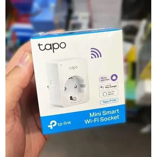 Мережевий фільтр TP-Link Tapo P100 Wi-Fi 1-pack розумна смарт розетка білий - фото 3