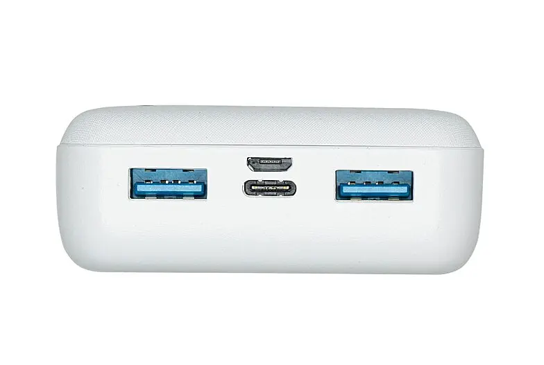 Внешний аккумулятор Power Bank RIVACASE VA2572 20000 mAh быстрая зарядка QC PD Белый - фото 6