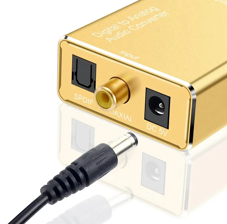 Активний конвертер з Coaxial/SPDIF в аналоговий RCA аудіосигнал VEGGIEG F101 - фото 2