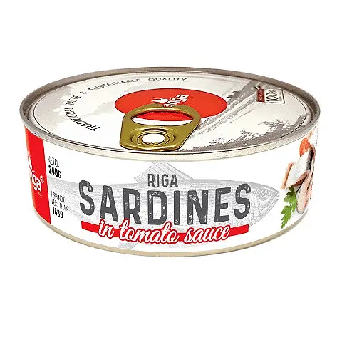 Сардини Banga Riga Sardines in tomato sause 240 г