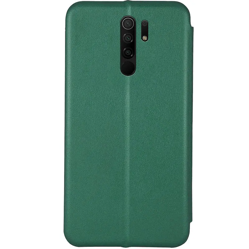 Шкіряний чохол-книжка Classy для Xiaomi Redmi 9 Зелений - фото 2