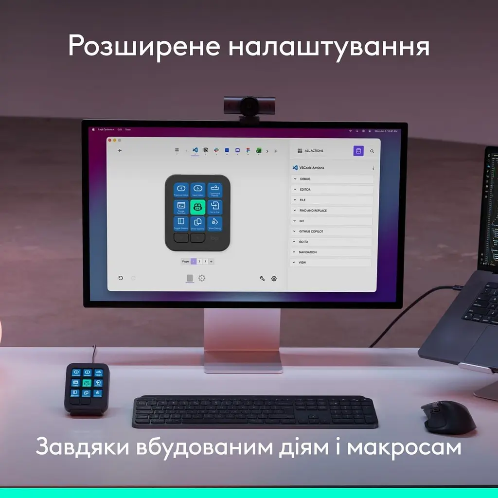 Контролер LOGITECH MX Keypad Graphite - фото 10