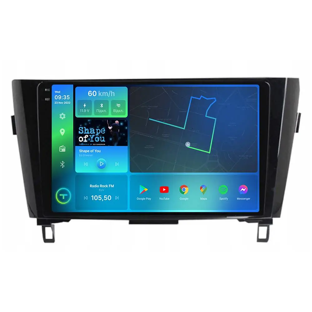 Штатна магнітола TORSSEN 2K Nissan Xtrail/Qashqai 2013+ AC/Climate FL10 4+64Gb 4G Carplay DSP