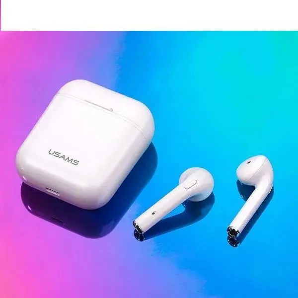 Бездротові навушники Usams US-LQ001 LQ Bluetooth v5.0 400mAh 3 год/180 год White - фото 3