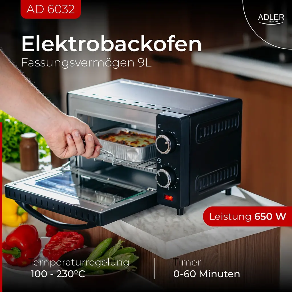 Електродуховка Adler AD 6032 9 л - фото 6