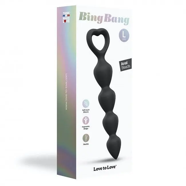 Анальная цепочка Love To Love BING BANG L - BLACK ONYX Love To Love SO5083 95559 - фото 3