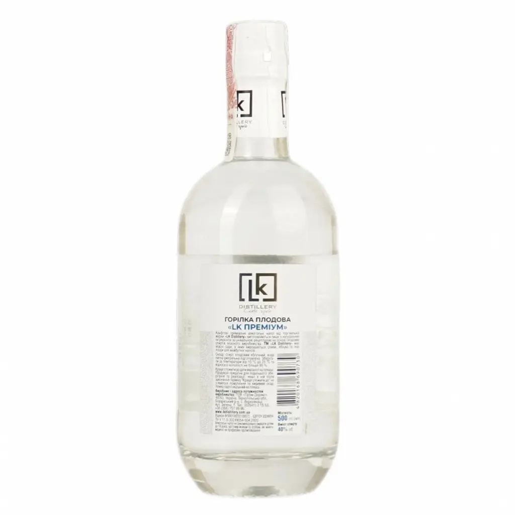 Горілка LK Distillery Premium, 40%, 0,5 л - фото 3
