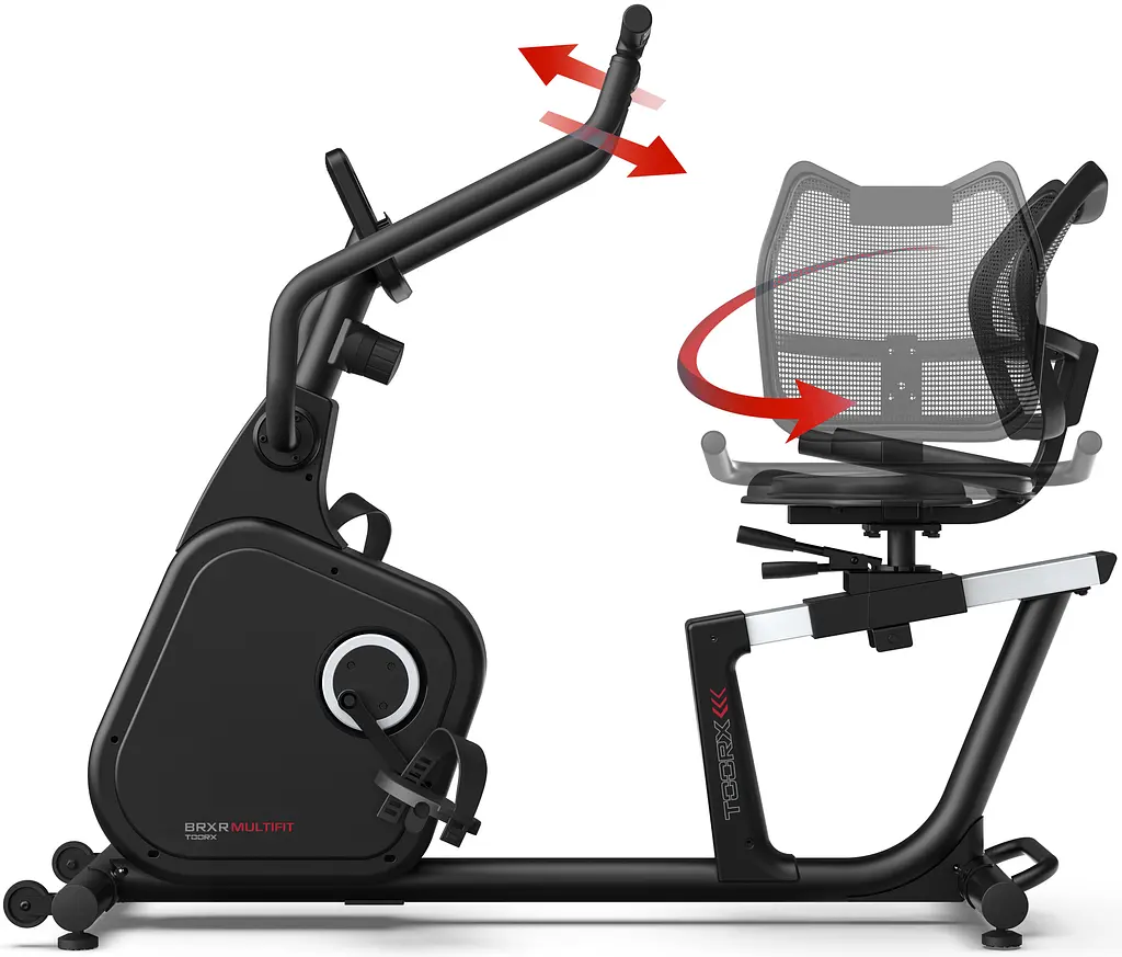 Горизонтальний велотренажер реабілітаційний Toorx Recumbent Bike BRXR Multifit (BRX-RMULTIFIT) - фото 3