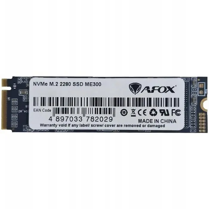 SSD 256Gb AFox ME300 M.2 2280 PCIe NVMe Gen 3x4 3D TLC NAND, Retail (ME300-256GN) - фото 3