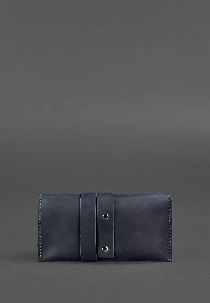 Кожаный кисет для табака 1.0 синий - фото 5