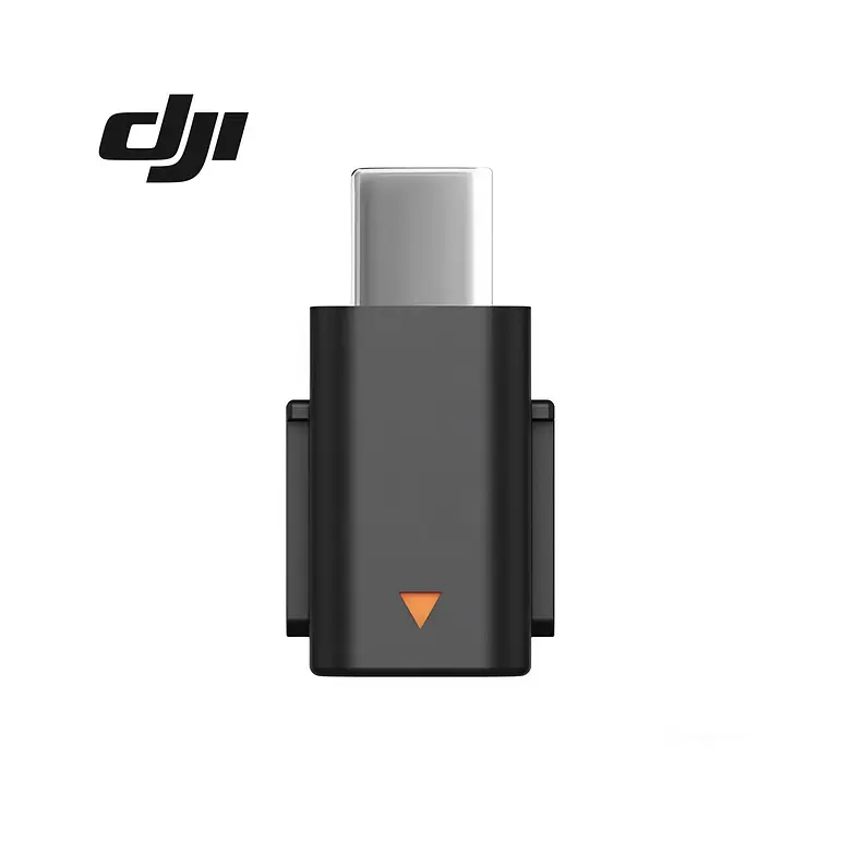 Адаптер-перехідник для мікрофону DJI Mic Mini Type-C, Чорний (CP.RN.00000429.01C) - фото 2