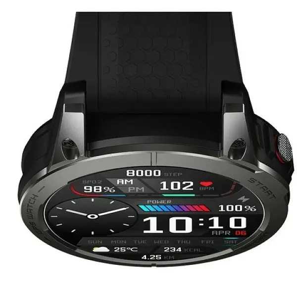Смарт-часы Zeblaze Stratos 3 black - фото 3