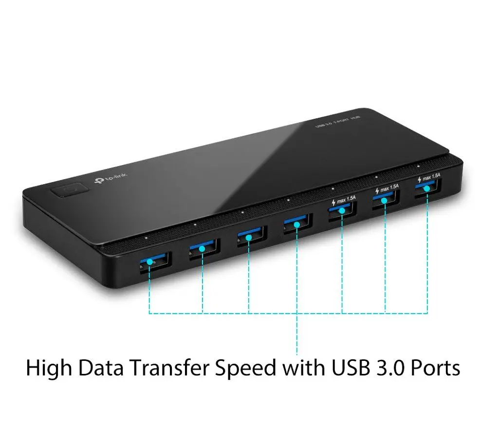Разветвитель USB Hub TP-Link UH-700 7 портов USB3.0 - фото 2