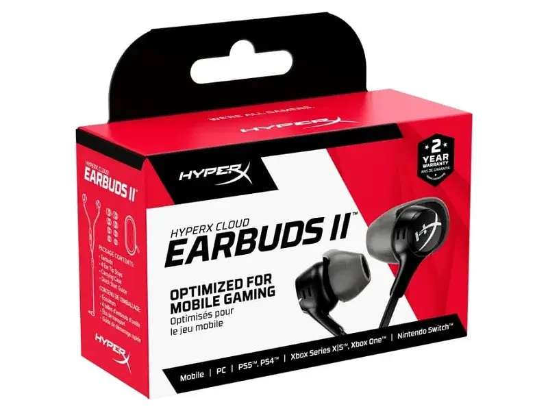 Наушники с микрофоном HyperX Cloud Earbuds II Black (70N24AA) - фото 6