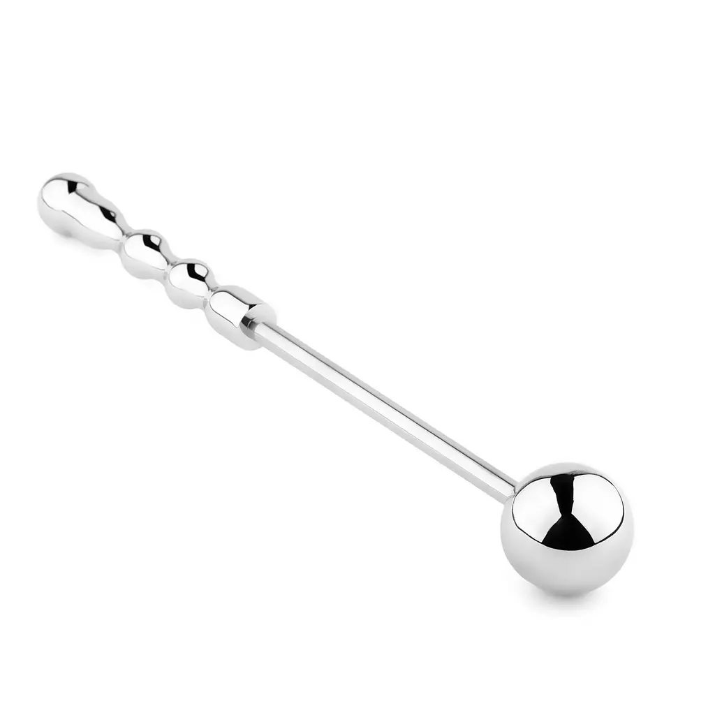 Анальна пробка B - Series HeavyFun Jewellery № 2, 27.5 см (сріблястий) - фото 4