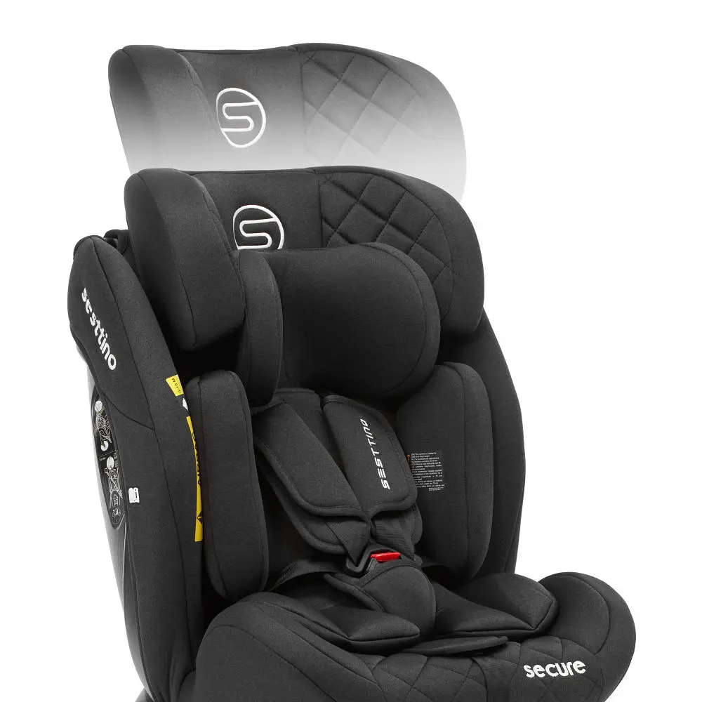 Автокресло Sesttino Secure Pro 0-36 кг Black - фото 10