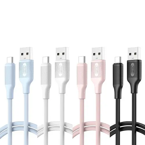 Кабель XO NB265 Minimalist Series Type-C Data Cable 1m Чорний - фото 3