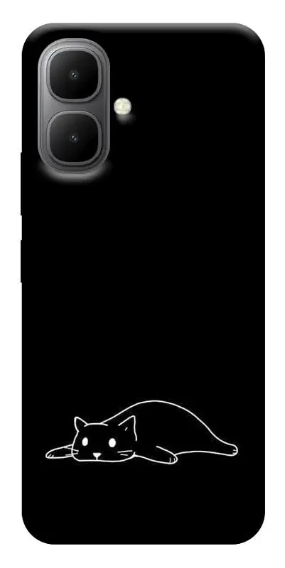 TPU чохол Demsky Lazy cat для Infinix Smart 10