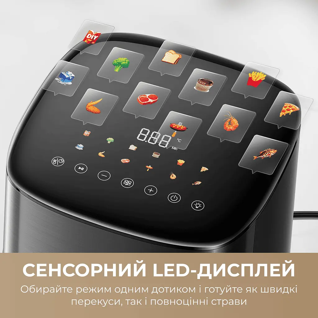 Мультипіч MOVA AeroChef FD10s Pro Black - фото 8