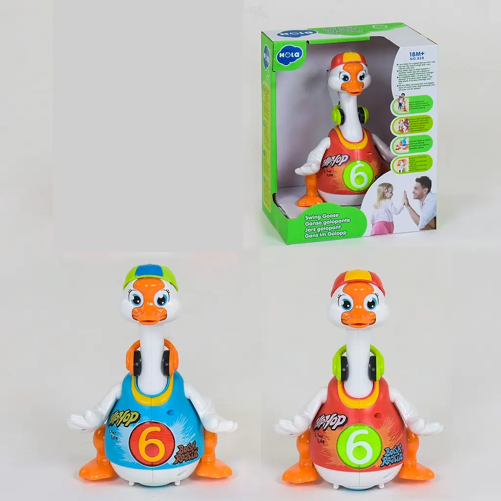 Музичний гусак Hola 828 Червоний shop (6966655050378)