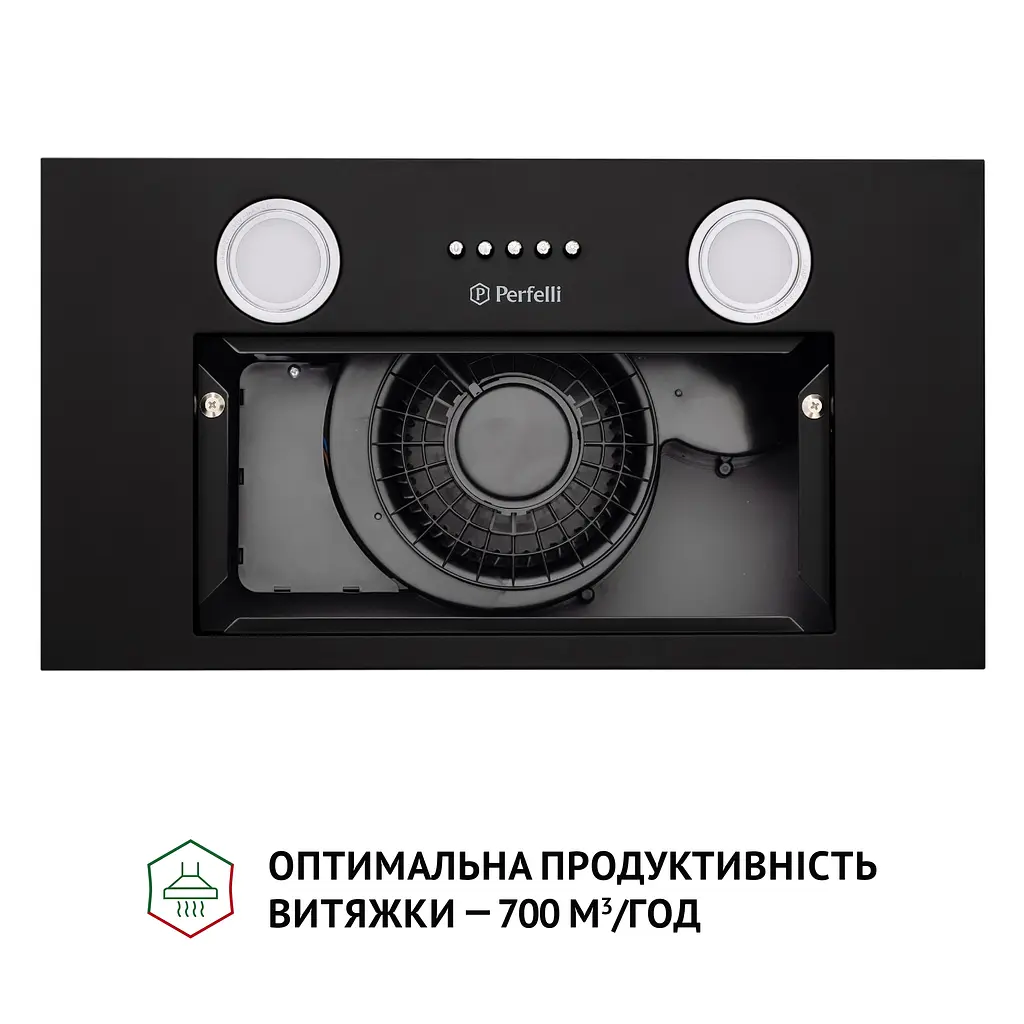 Витяжка повновбудована PERFELLI BI 5252 BL 700 LED - фото 7