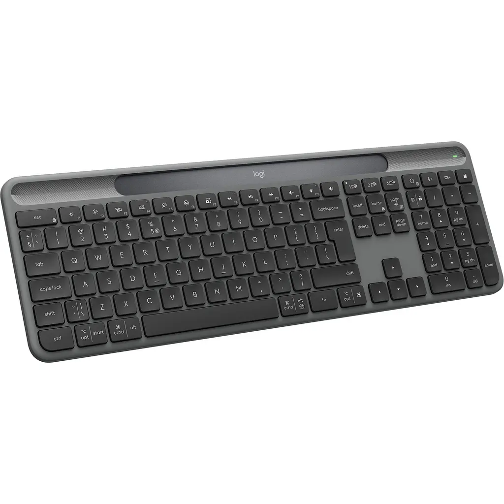Клавиатура Logitech Slim Solar+ 2.4GHZ/BT Graphite (920-013764) - фото 4
