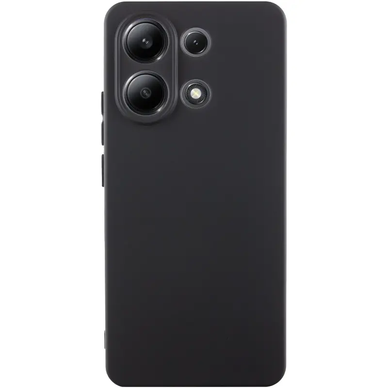 Чохол Silicone Cover Ummi Lakshmi Full Camera (AA) для Xiaomi Redmi Note 13 5G Чорний / Black