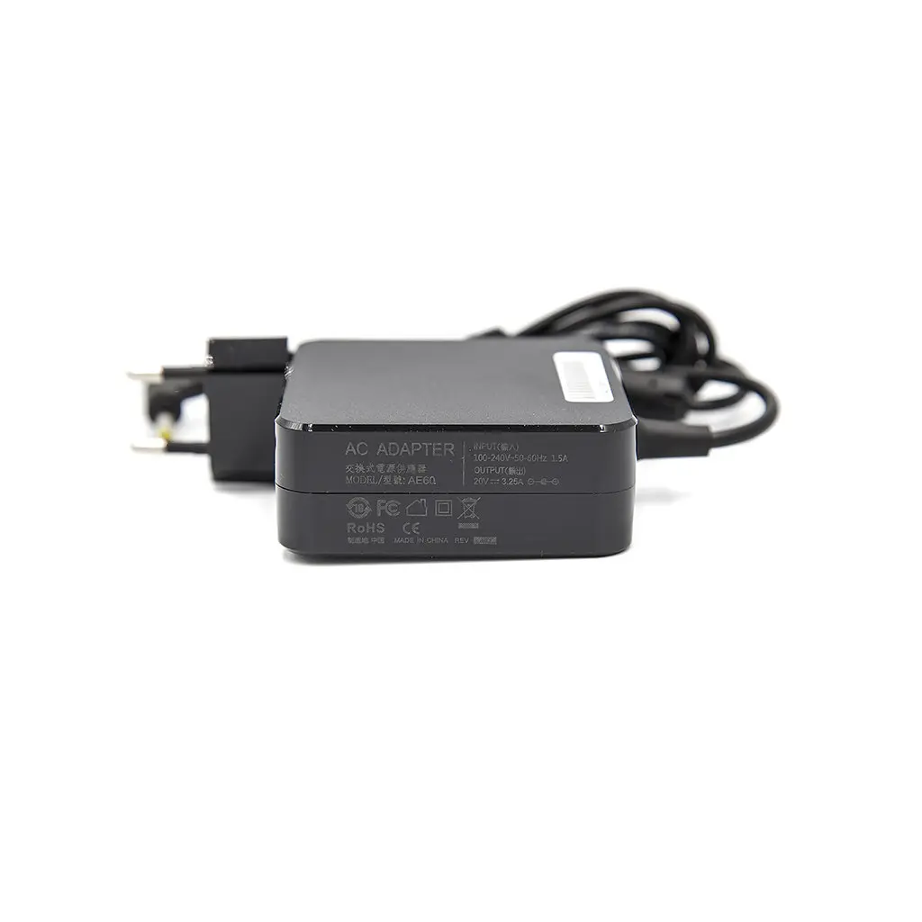 Блок питания к ноутбуку PowerPlant LENOVO 220V, 20V 65W 3.25A (4.0*1.7) wall mount (WM-IB65H4017) - фото 3