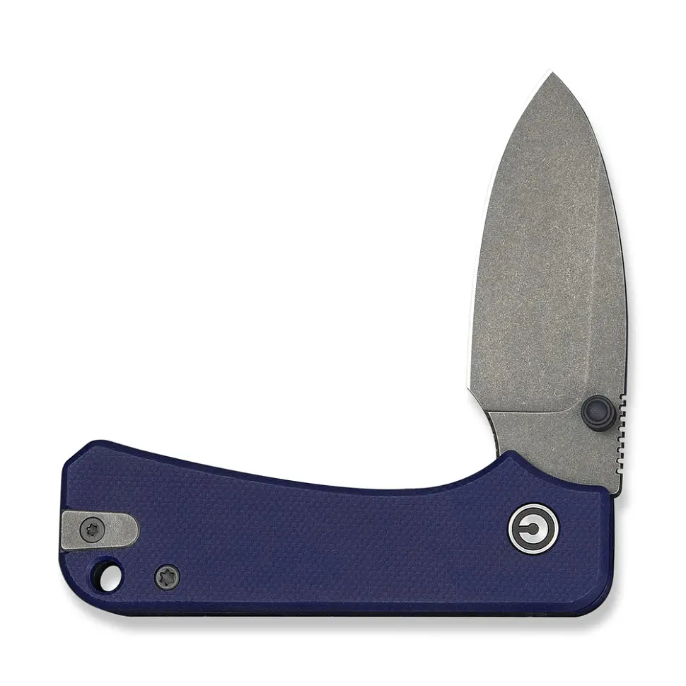 Ніж складаний кишеньковий Civivi Baby Banter Slip Joint (6 см) Nitro-V / G10 синій - фото 3