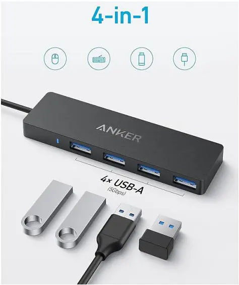 Перехідник Anker PowerExpand Direct 4-in-1 USB-C PD Media Hub (7030798) - фото 2