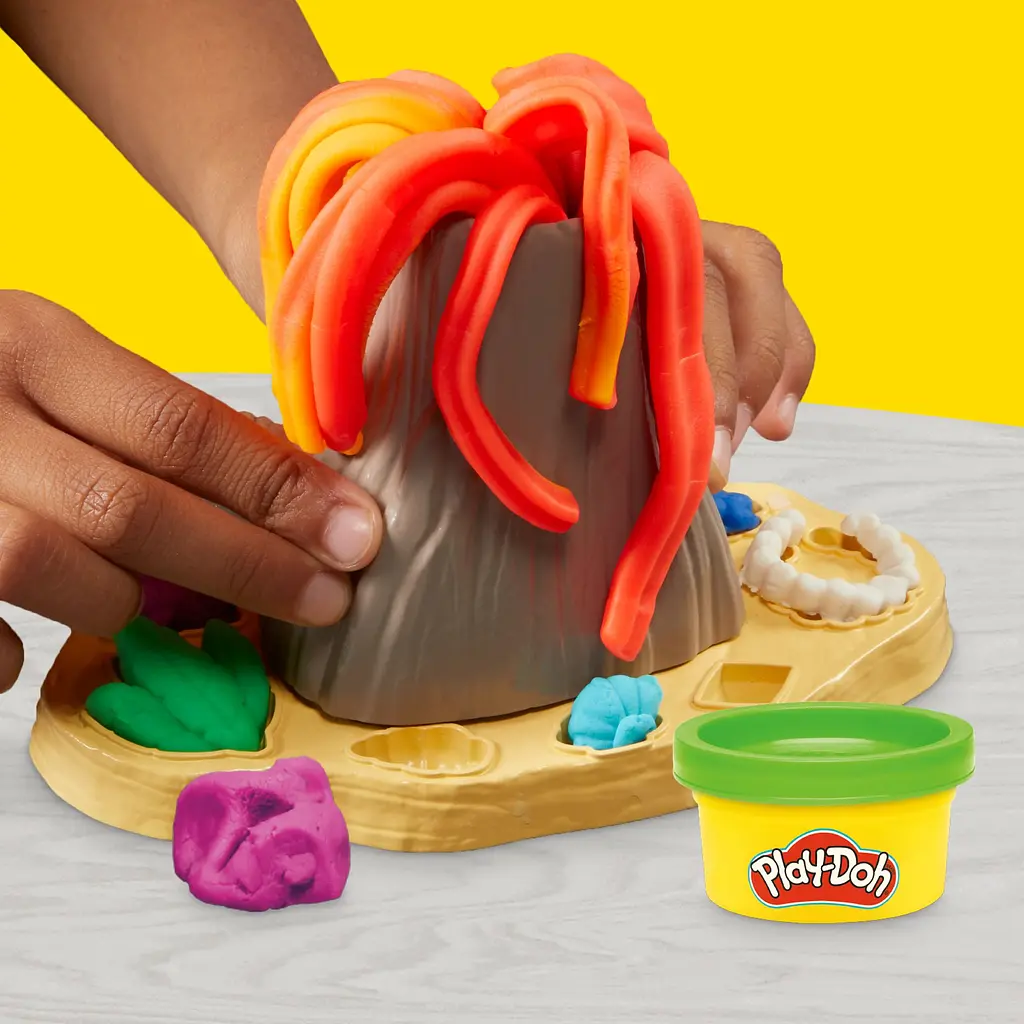 Набір для творчості Hasbro з масою для ліплення Play-Doh Вулканічна пригода зі скарбами (F8789) - фото 11