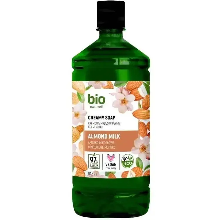 Крем-мило BIO 946мл ЗАПАСКА Мигдальне молоко