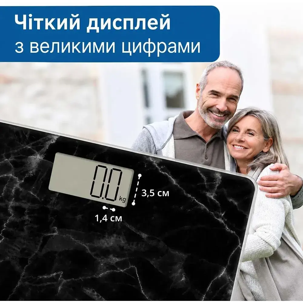 Ваги ADE Amina BE2306-6 цифрові для ванної чорний мармур (BE2306-6) - фото 4