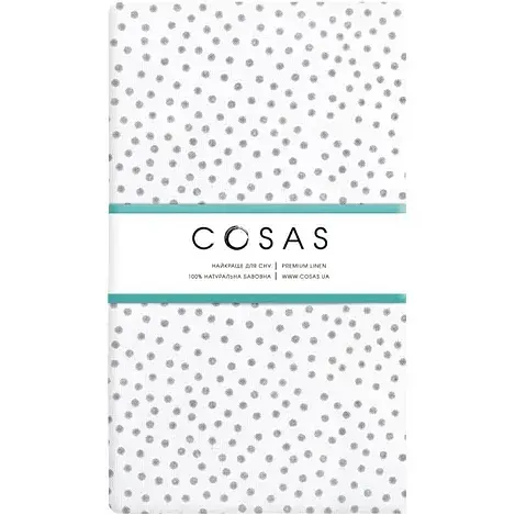 Комплект постільної білизни дитячий Cosas Grey Crown 110 х 140 см (CrownG_zig_140) - фото 3