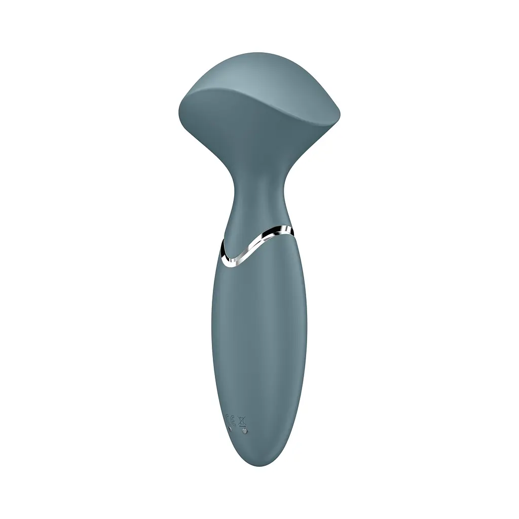 Вібромасажер Satisfyer Mini Wand-er Grey - фото 5