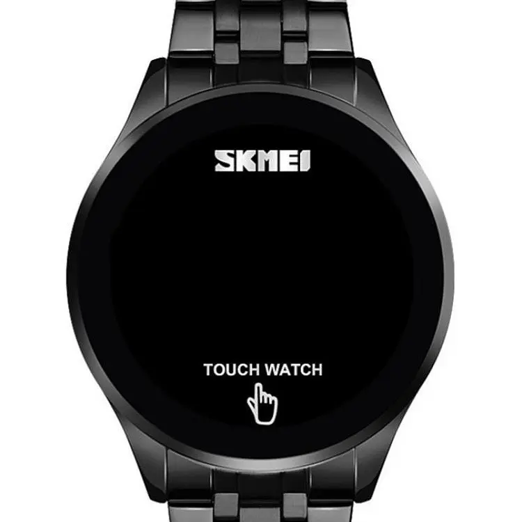 Чоловічий наручний світлодіодний годинник Skmei 1579 light (Чорний) - фото 4
