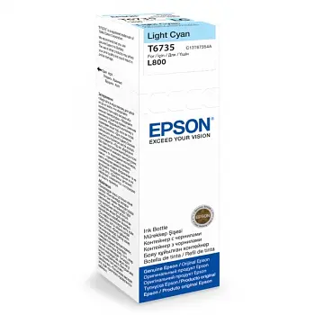 Чорнила Epson для L800/L805 Light Cyan C13T67354A (6735) - фото 3