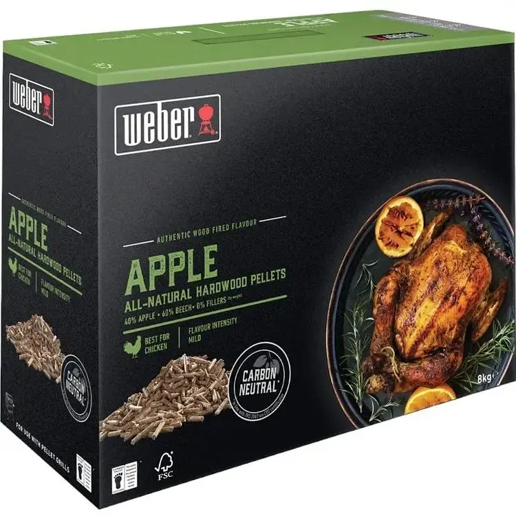 Деревні пелети Weber Apple 8 кг (18291)