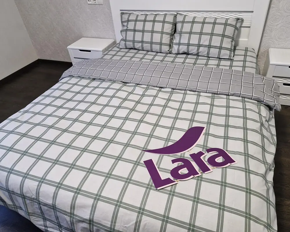 Постільна білизна LARA бязь d11362s сімейна 2х150х220 см - фото 3