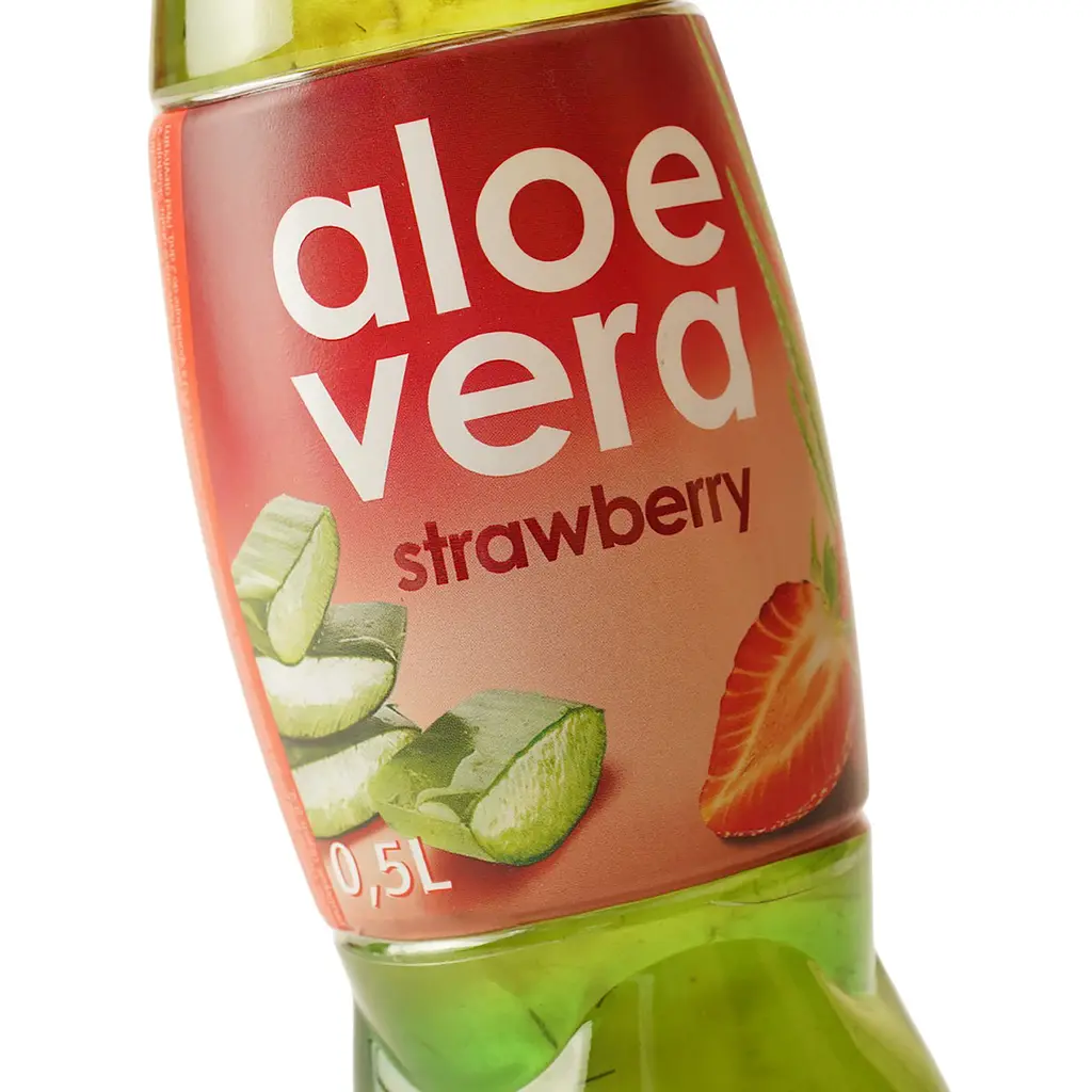 Напиток Aloe Vera Strawberry негазированный 0.5 л - фото 6