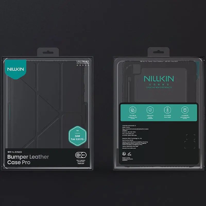 Чохол-книжка Bumper Pro Multi-angle Samsung Galaxy Tab S10 FE+ 13.1" Black Nillkin teh0030234 - фото 6