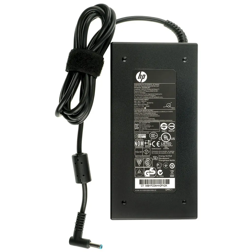 Блок живлення для ноутбука HP 19.5V 7.7A 150W 4.5x3.0-PIN чорний RECTANGULAR - фото 2