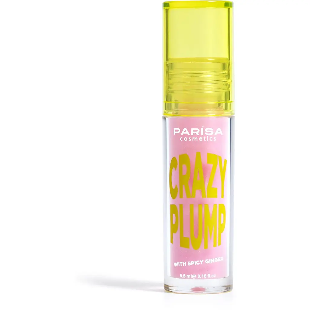 Блиск- плампер для губ Parisa Lipgloss Crazy Plump відтінок №102 Rose sparkle  - фото 4