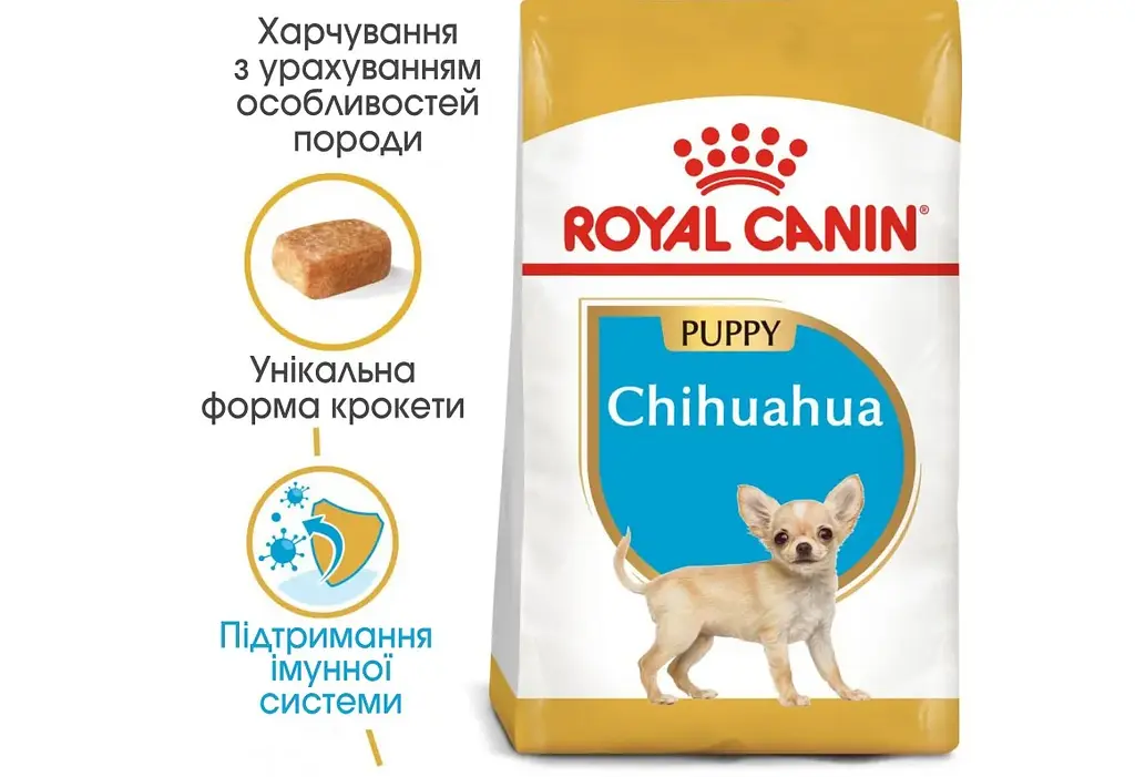 Сухий повнораційний корм Royal Canin Chihuahua Puppy від 2 до 8 місяців 1.5 кг 24380151 - фото 10